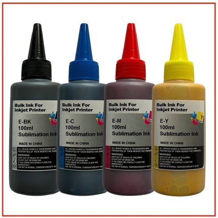 Value Pack Sublimation Ink 4 Colors Refillable